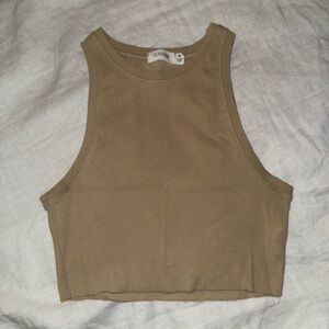 Everyday Basic: Tan Crop Top